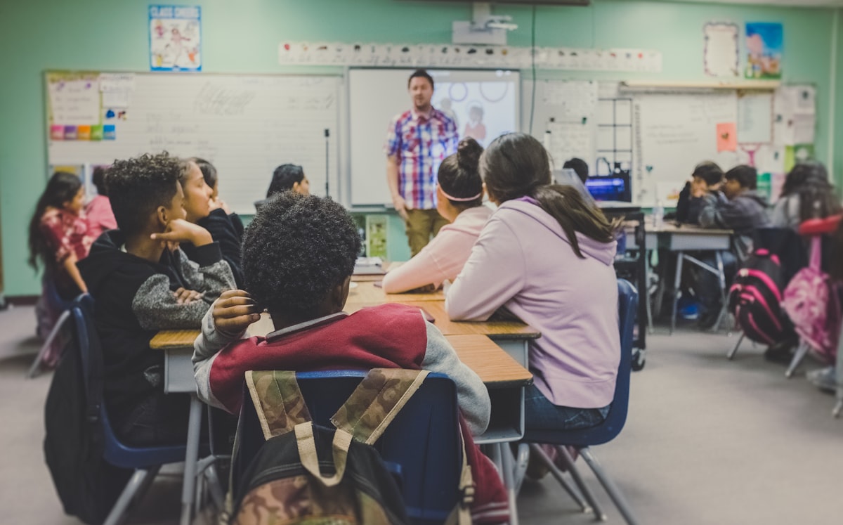 Pacific island classroom