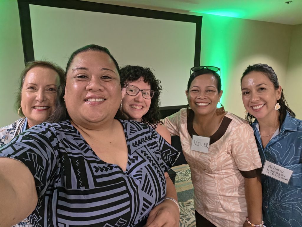 Three women attend the EEL convening.